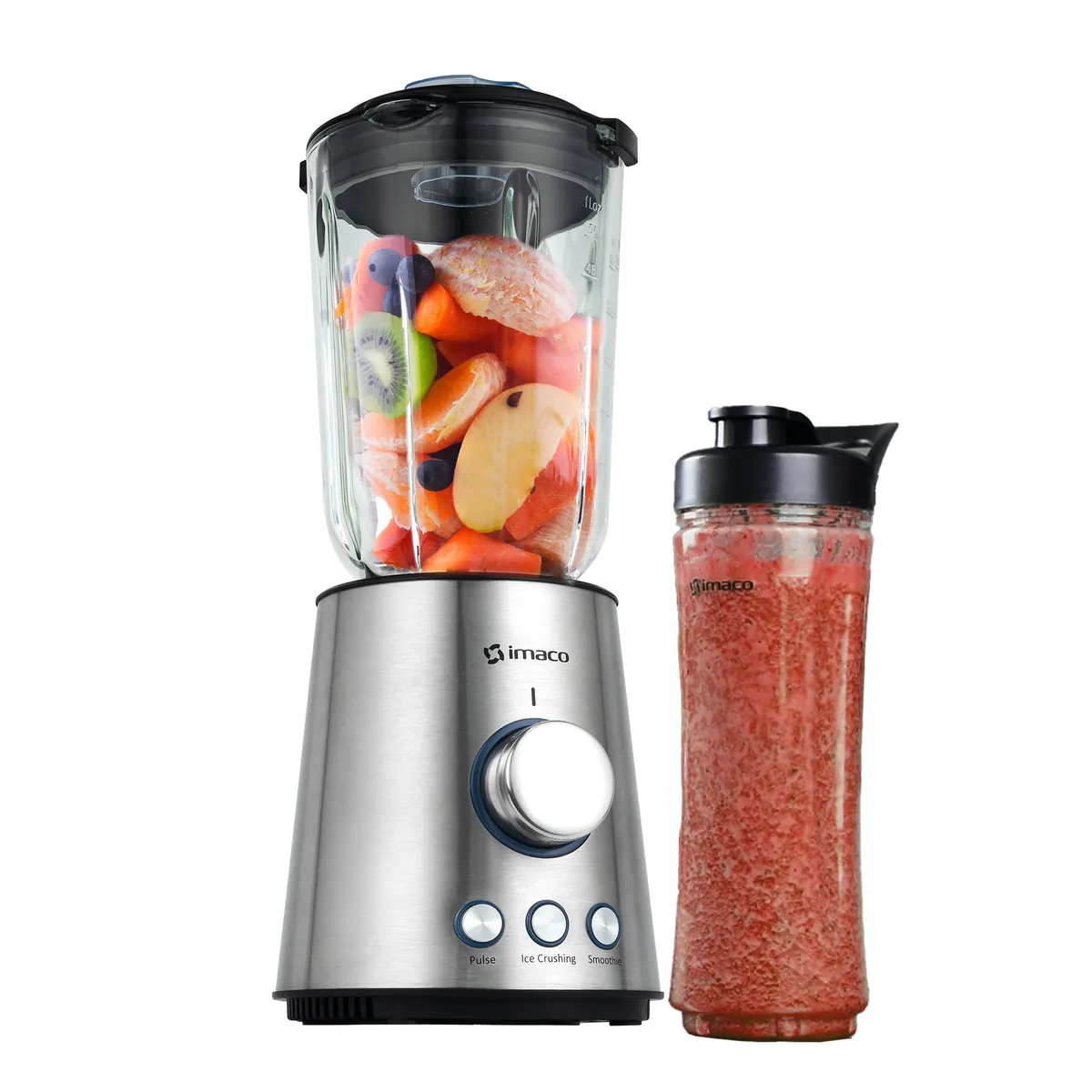 IMACO - Licuadora v/v 1.5 litros ac/inox BLS860 Imaco