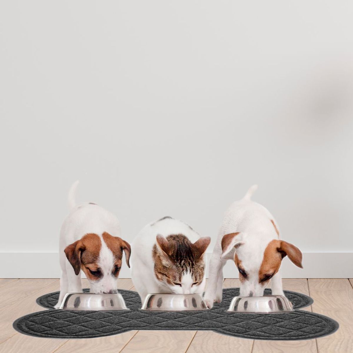 GENERICO - Alfombra Impermeable Perro Gato Mascotas Hueso Grande PL