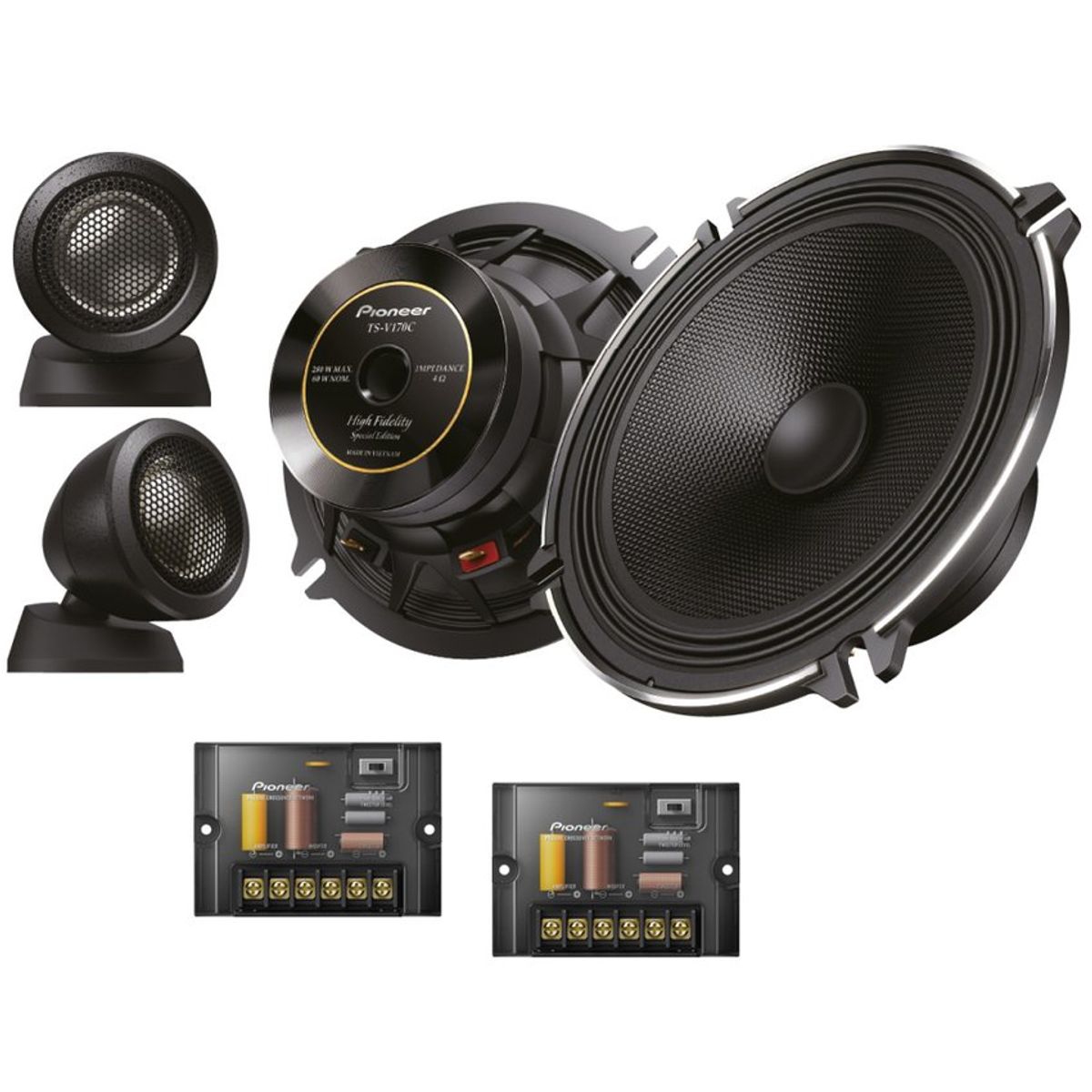 PIONEER - Parlantes Componentes Pioneer TS-V170C