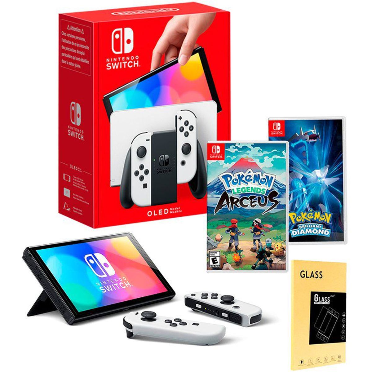 NINTENDO - Consola Nintendo Switch Oled B  Pokemon Arceus  Pokemon DiamondMica.
