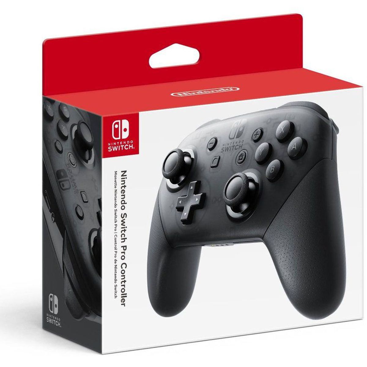 NINTENDO - Mando pro controller para nintendo switch-negro