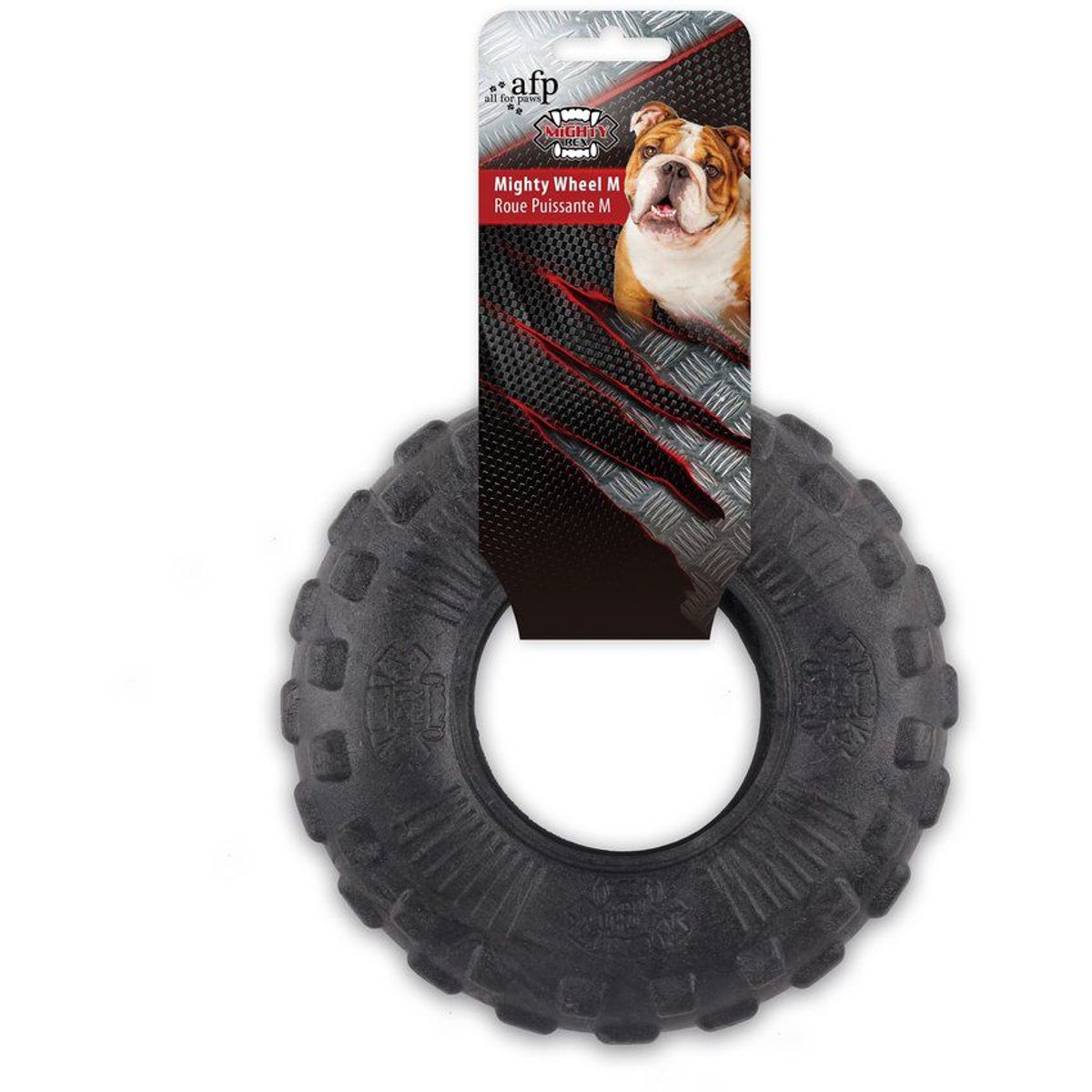 ALL FOR PAWS - Llanta para morder para perros - mediano