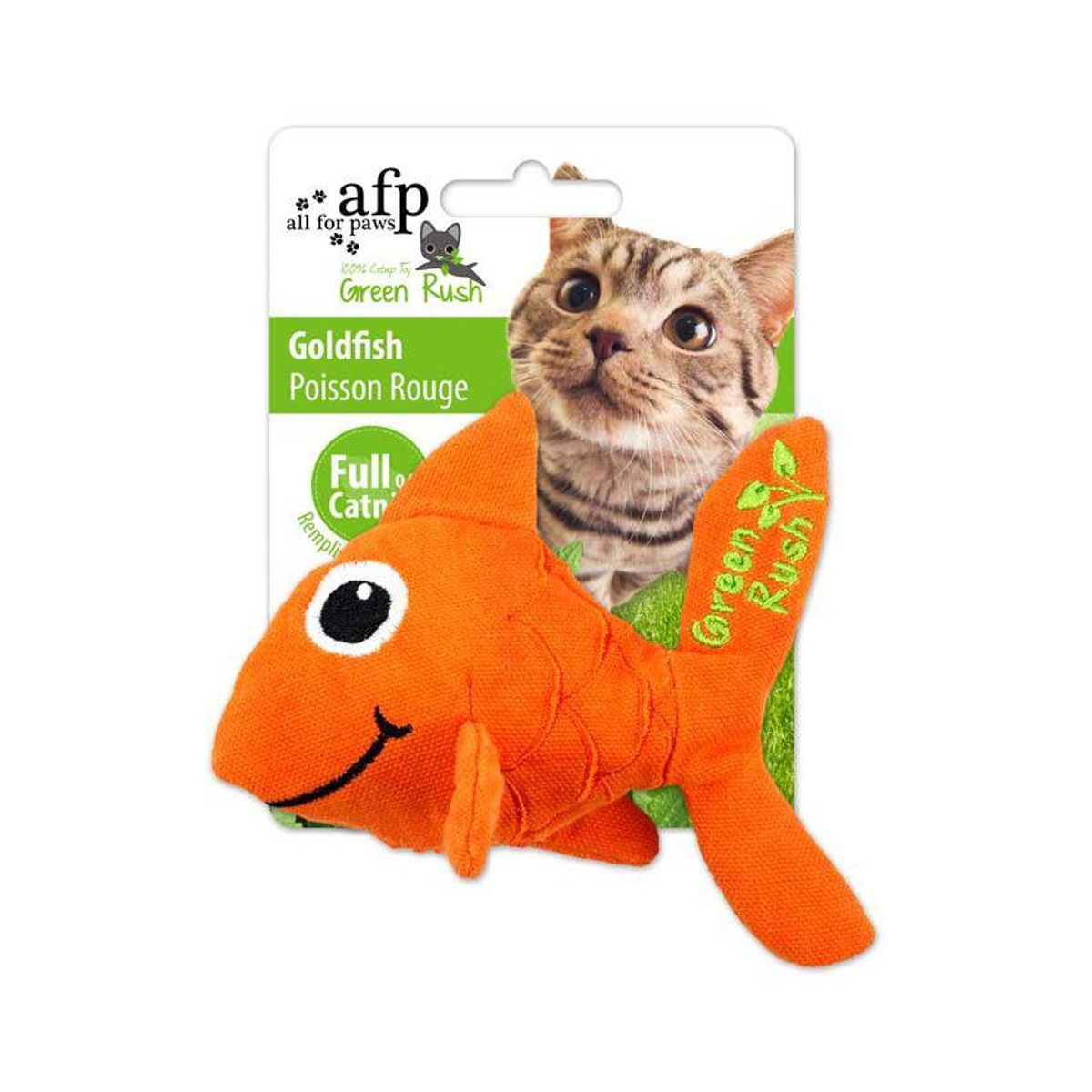 ALL FOR PAWS - Pez dorado relleno con catnip canadiense