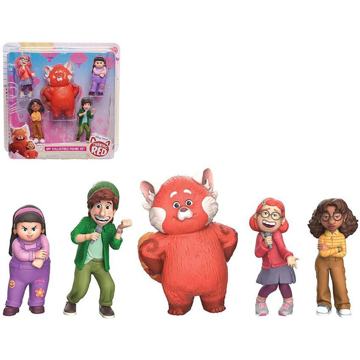 JAKKS PACIFIC - Set de figuras coleccionables turning red