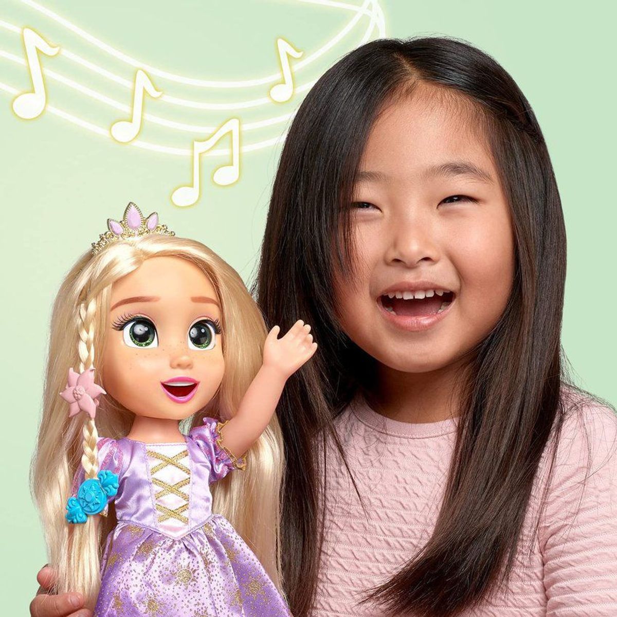JAKKS PACIFIC - Muñeca princesa rapunzel cantante con luz 38 cm