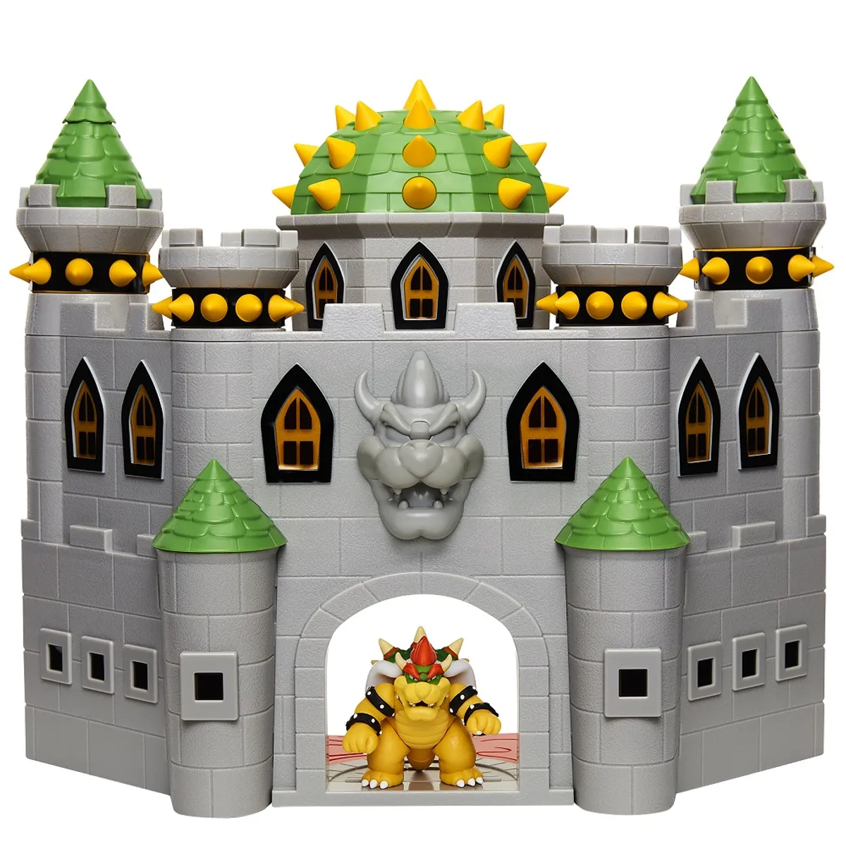 JAKKS PACIFIC - Playset Super Mario Bros - Castillo Deluxe de Bowser