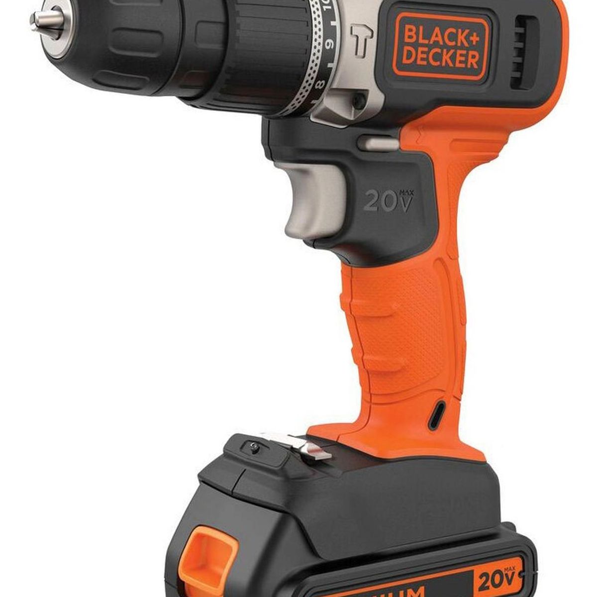 BLACK+DECKER - Taladro Per 3/8" 20V + 1 Bat y Carg Black+Decker BCD704C1-B2
