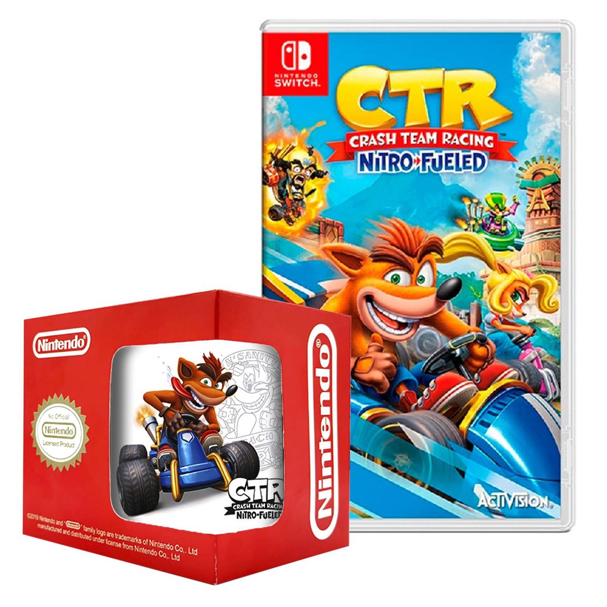 NINTENDO - Crash team racing Nitro Fueled Nintendo Switch  taza