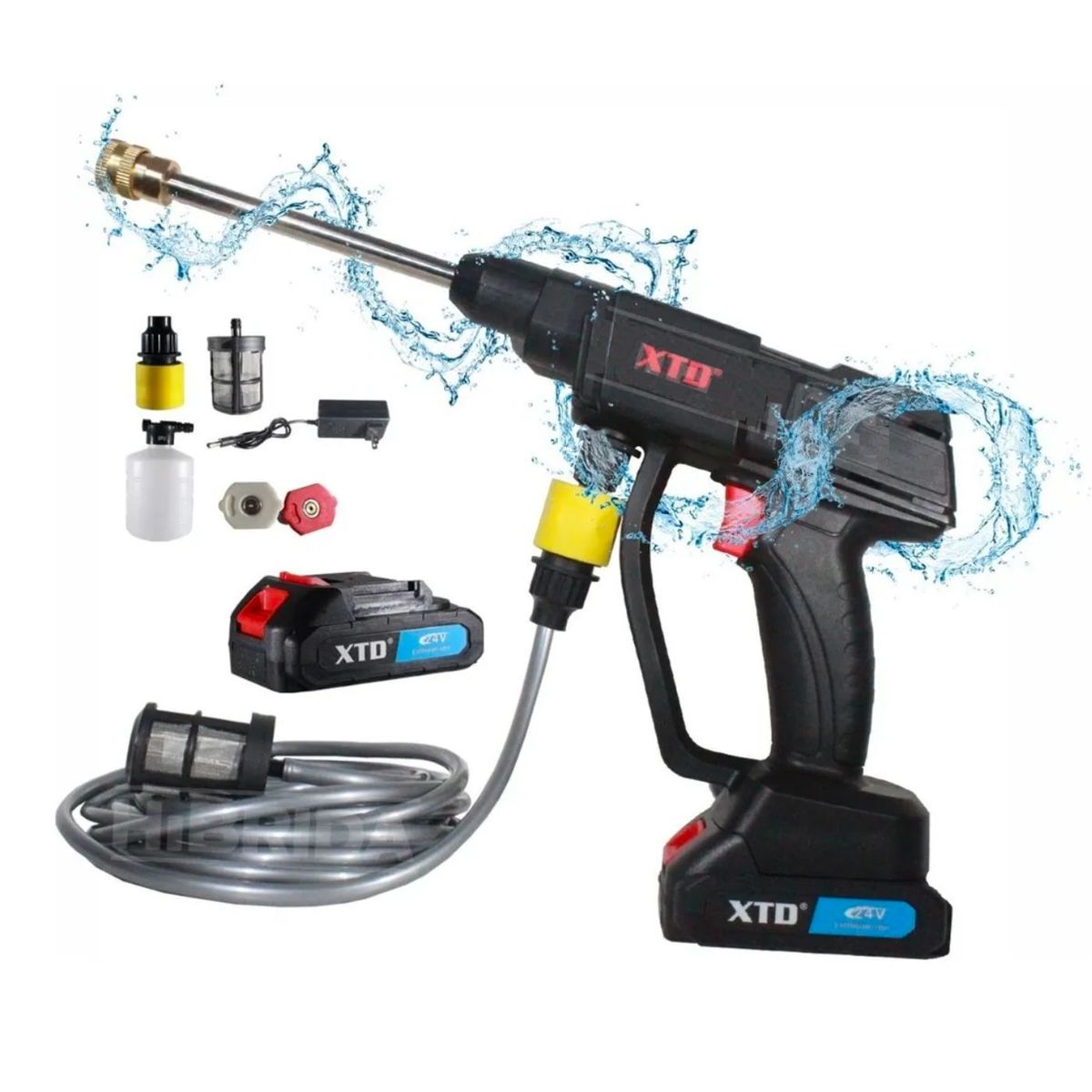 XTD - Hidrolavadora Inalámbrica Portátil 24V XTD