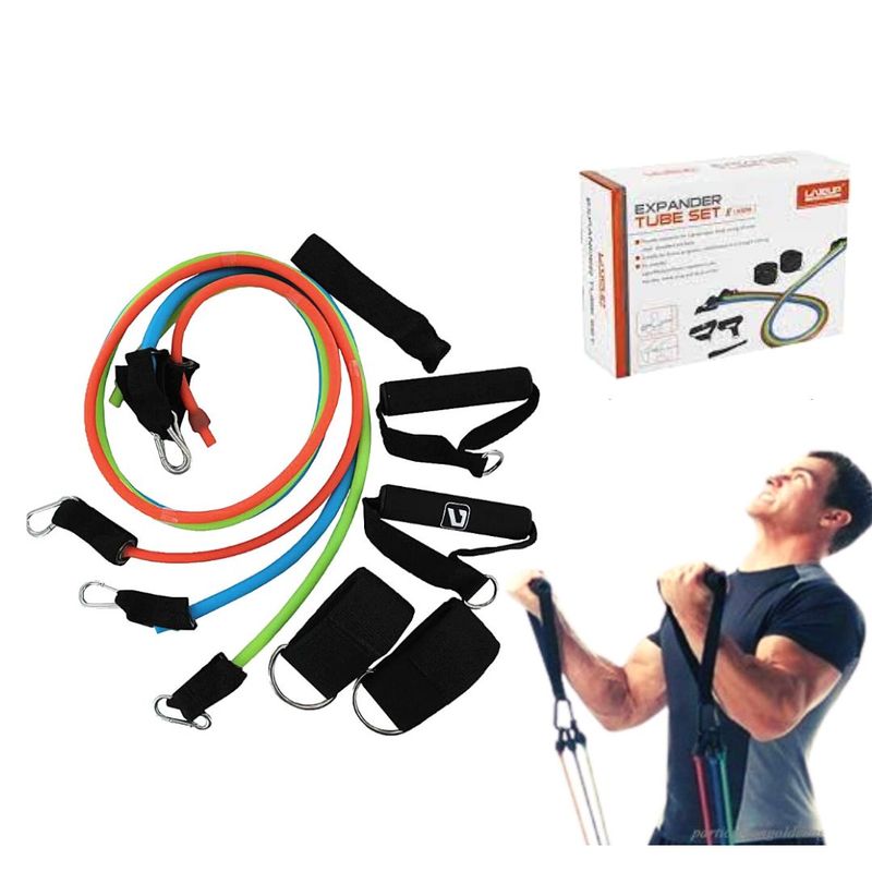 LIVEUP - Set de 3 Ligas tubulares Liveup Sports®