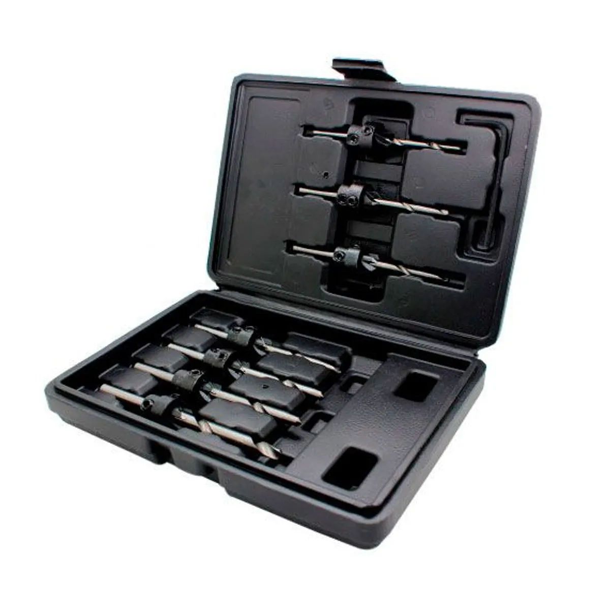 GENERICO - Brocas Avellanadoras con Tope Profunidad - Set Estuche