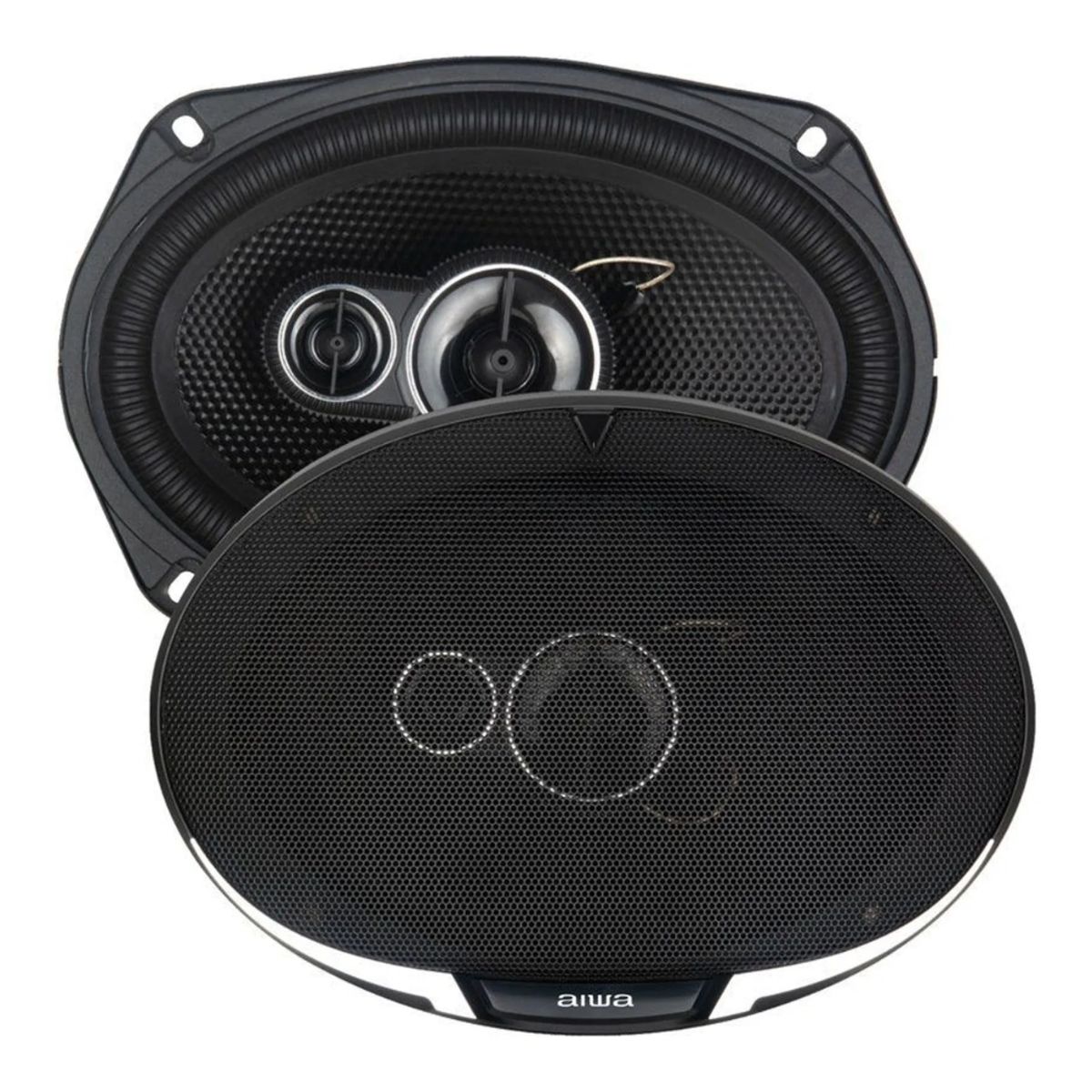 AIWA - Parlantes Para Auto Ovalados 6 X 9" 3 Vías 300 W Taw-6944