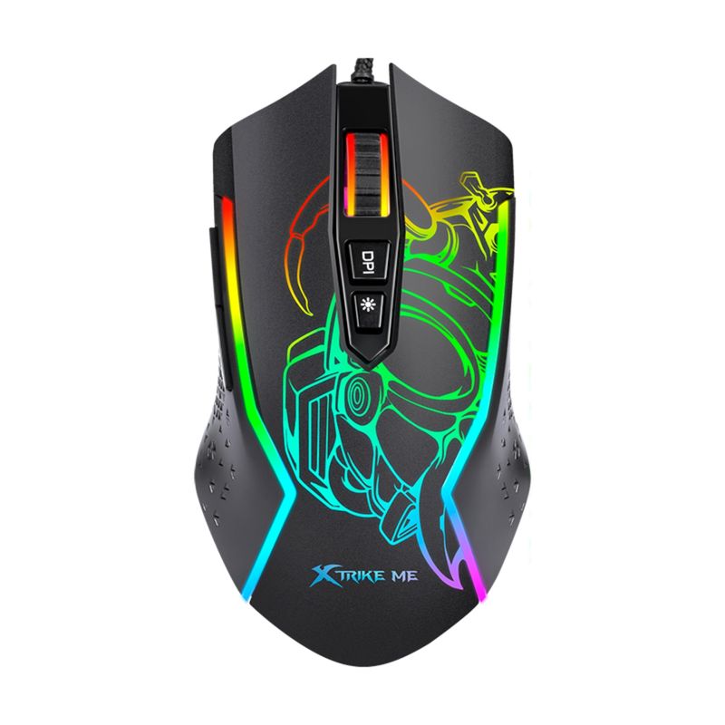 XTRIKE ME - Mouse Gamer RGB 7 Botones Programables 8000 DPI Xtrike Me GM-327