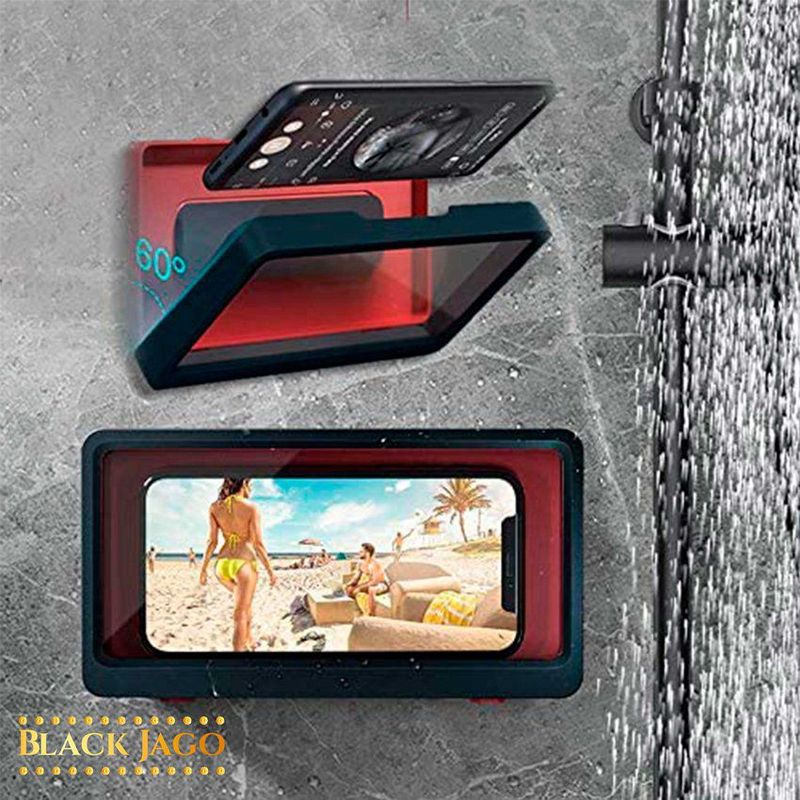 GENERICO - Case impermeable tactil de ducha para celular giro rotación
