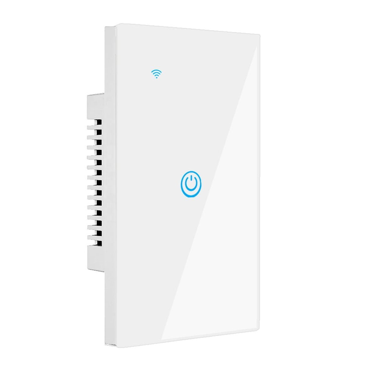 OEM - Interruptor Inteligente Wifi Táctil 1 Botón Con/Sin Neutro Blanco