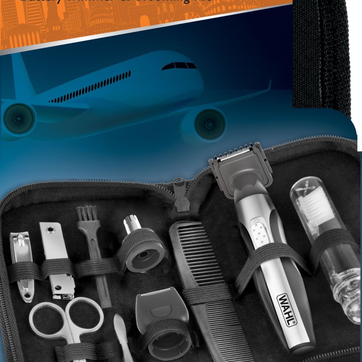 WAHL - Recortador de Barba y Nariz travel kit wahl 05604-208