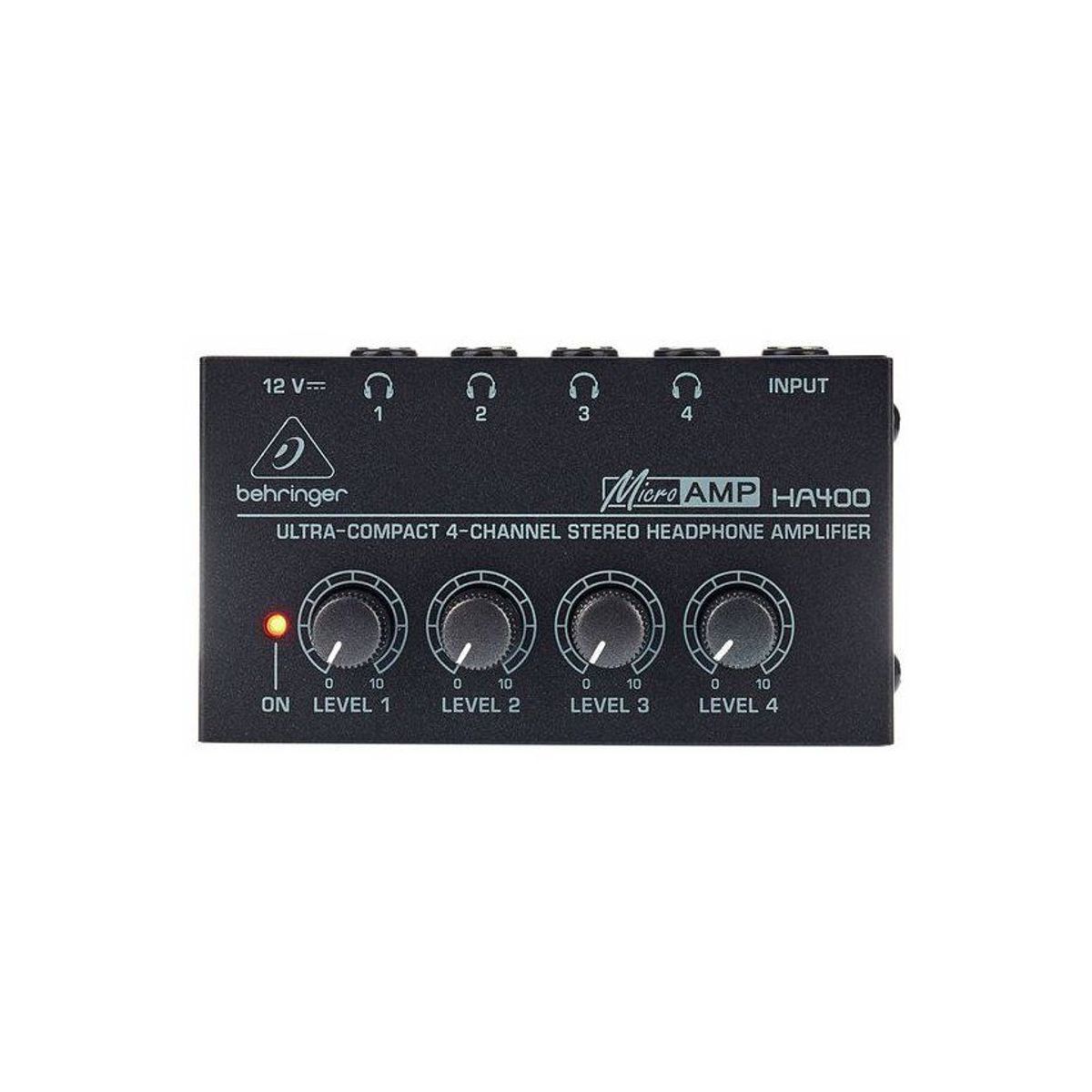 BEHRINGER - Amplificador de audifonos behringer ha400 stereo 4 canales