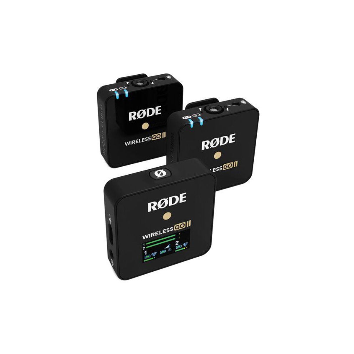 RODE - Rode wireless go ii 2-person microfono systemrecord 24ghz