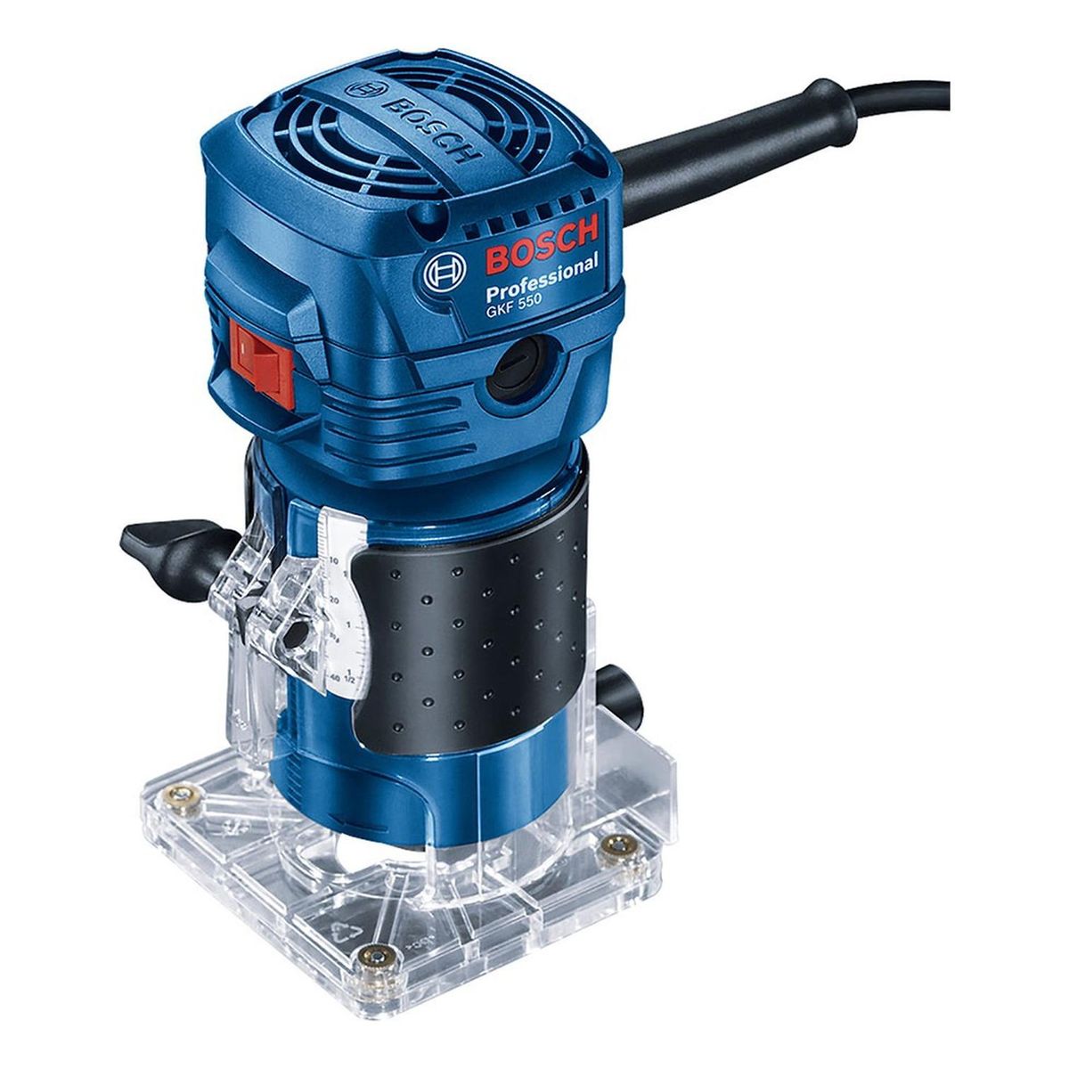 BOSCH - Ruteadora de Palma Bosch GKF 550 Profesional 1/4" 550W