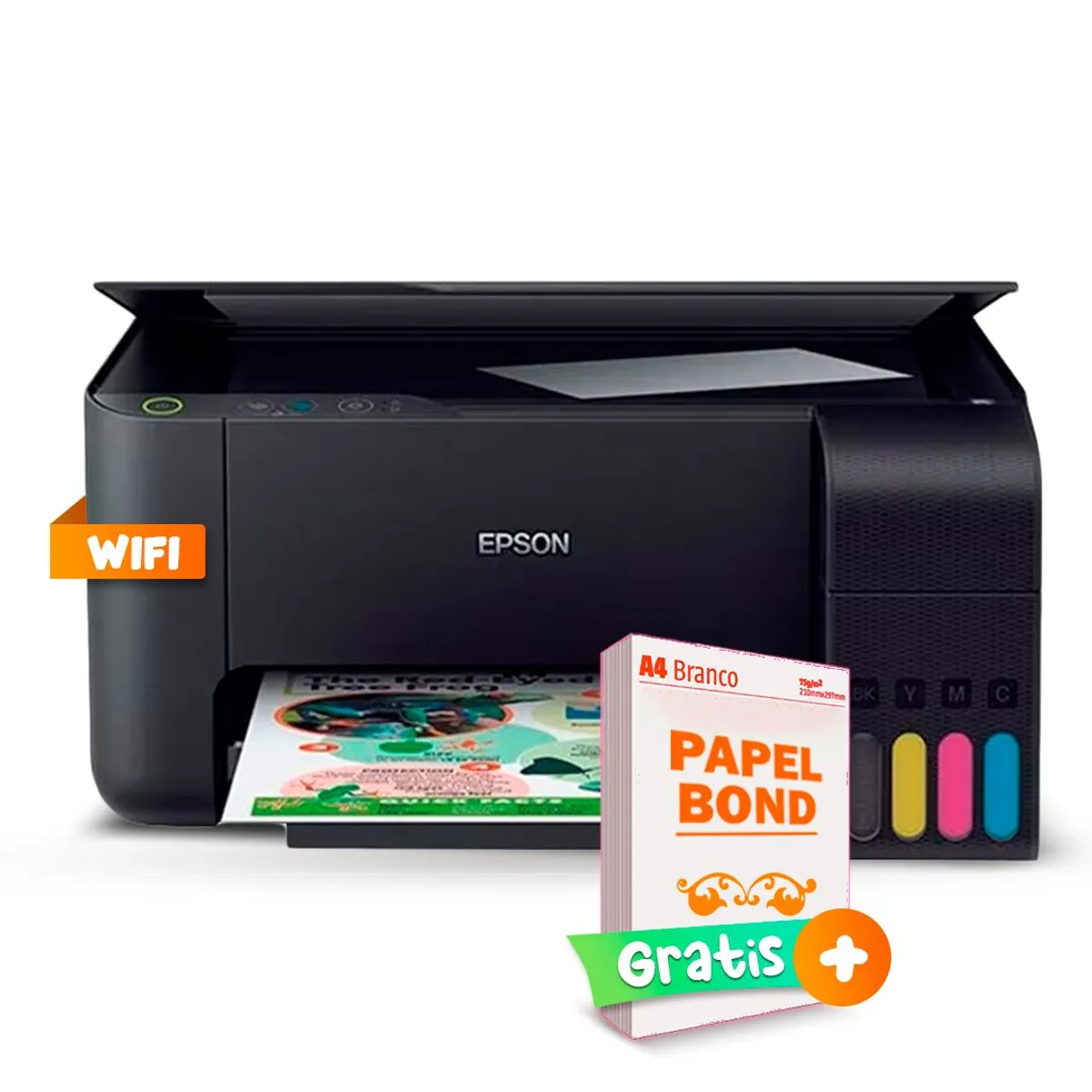 EPSON - Impresora Epson L3250 Wifi Multifuncional a Tinta Continuo