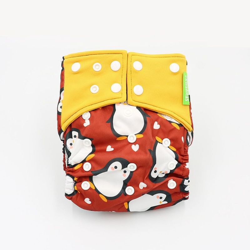 EKOALITAS - Pañal Ecológico Doble Barrera Unitalla Ekoalitas - Pinguinos