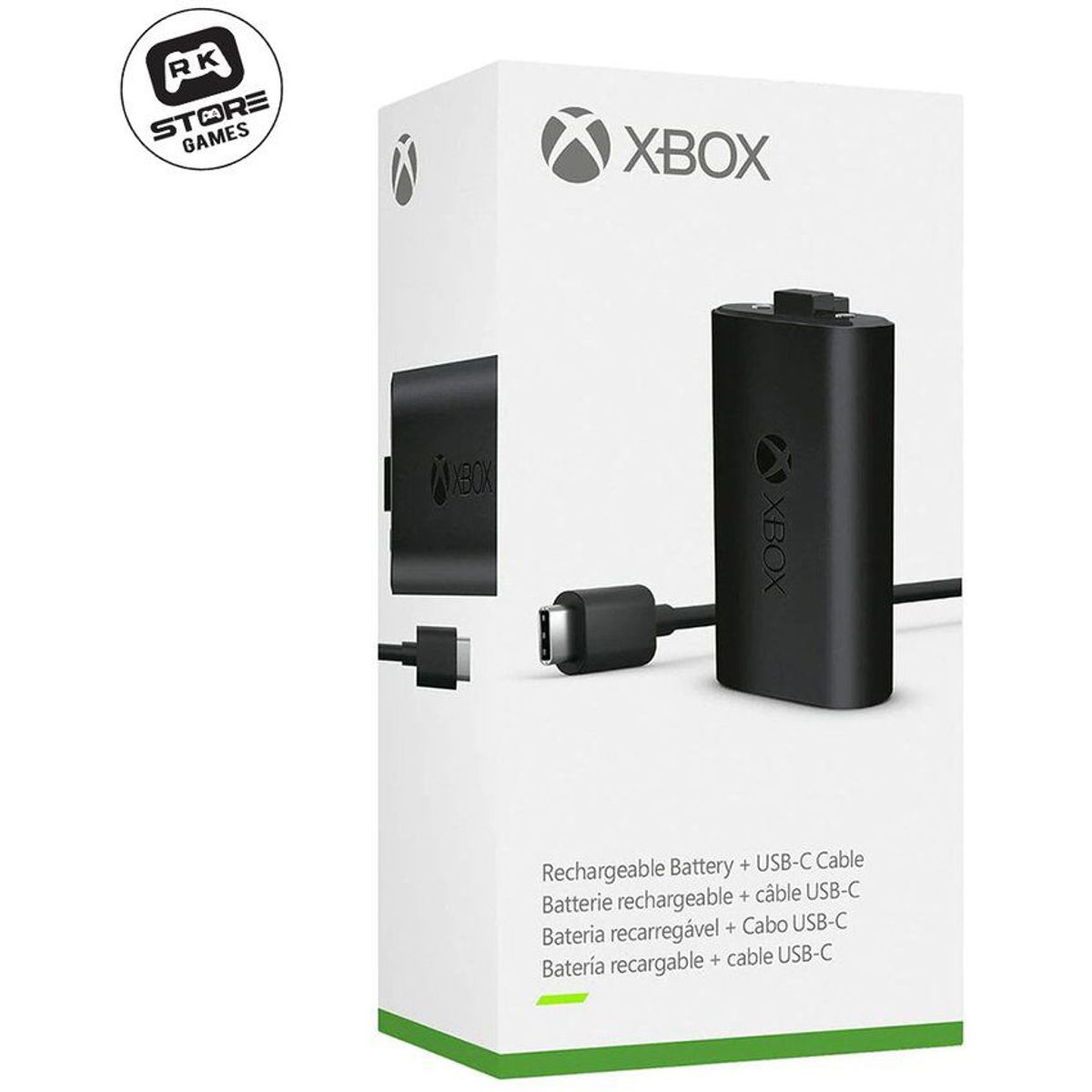 MICROSOFT - Batería recargable + cable usb-c de xbox series x-s