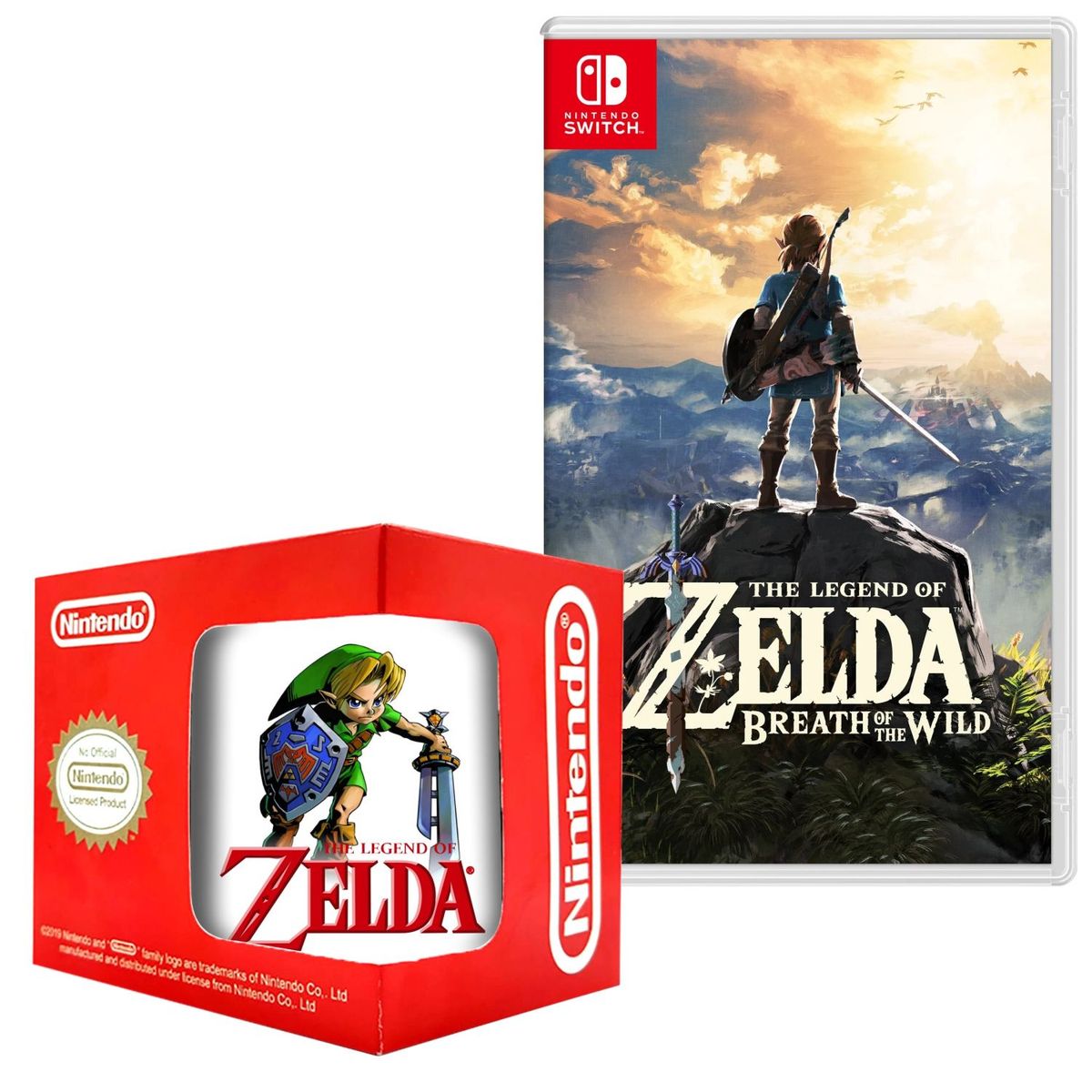 NINTENDO - The legend of zelda breath of the wild nintendo switch  taza