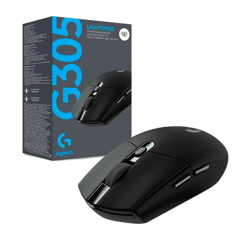 LOGITECH - Mouse Logitech G305 Lightspeed Wireless Black