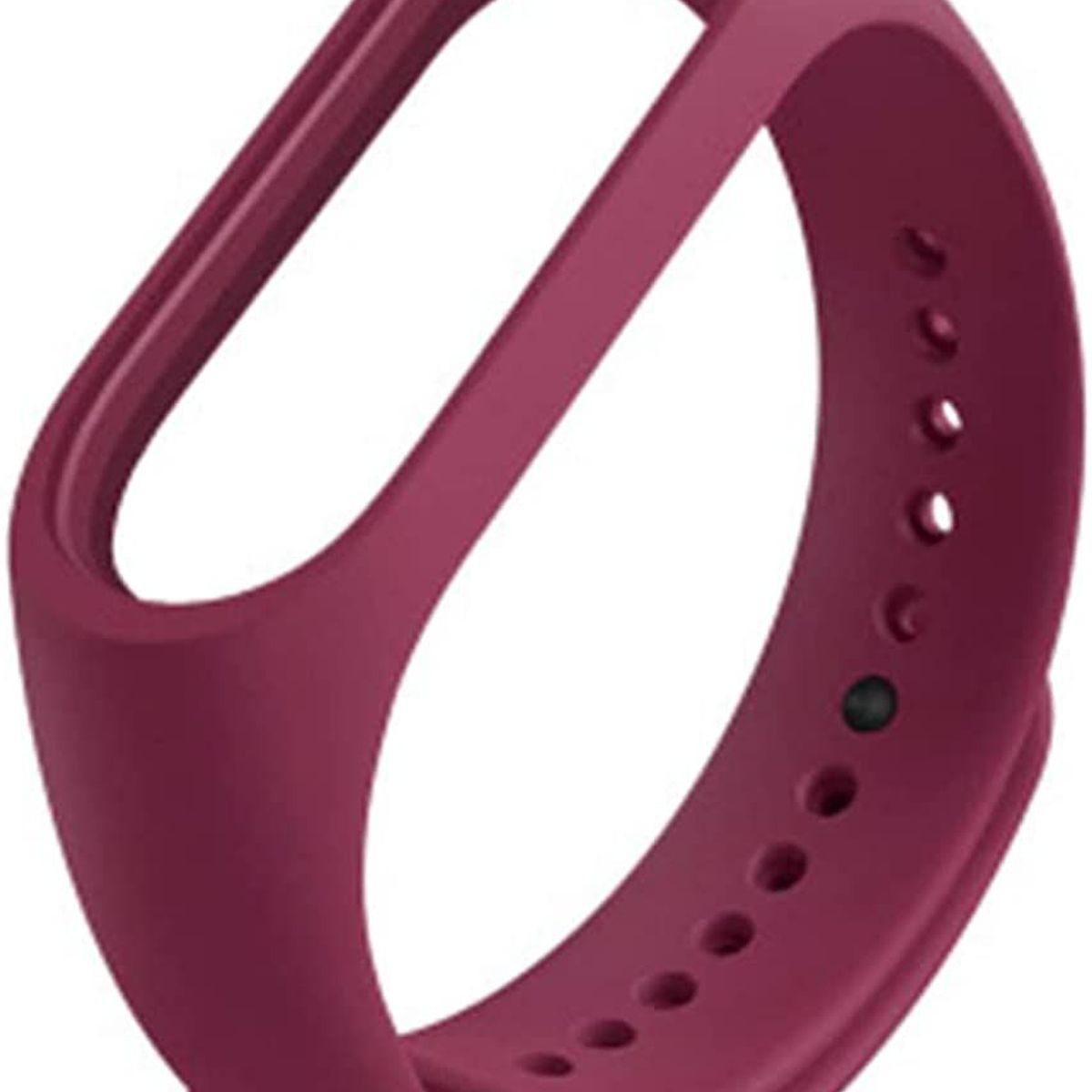 GENERICO - Correa de silicona Para Xiaomi Mi Band 3 / mi Band 4 - GUINDA