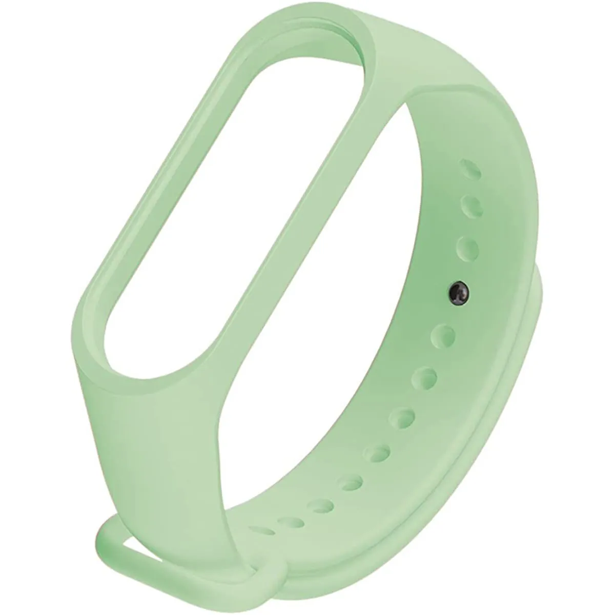 GENERICO - Correa de silicona Para  Mi Band 3 / mi Band 4 - VERDE CLARO