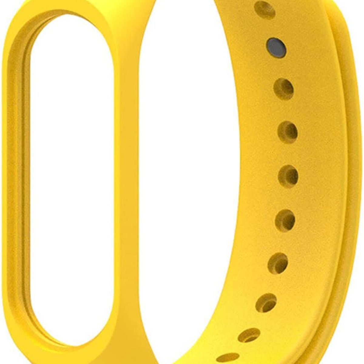 GENERICO - Correa de silicona Para Mi Band 3 / mi Band 4 - AMARILLO