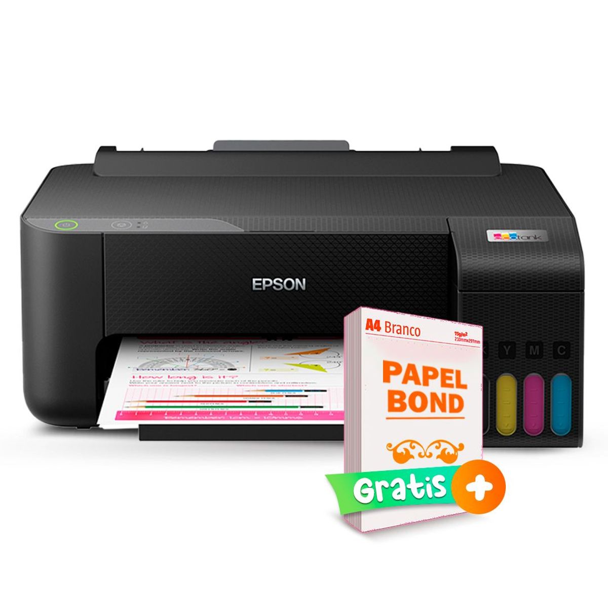 EPSON - Epson Ecotank L1210 Impresora sistema continuo a color - negro.