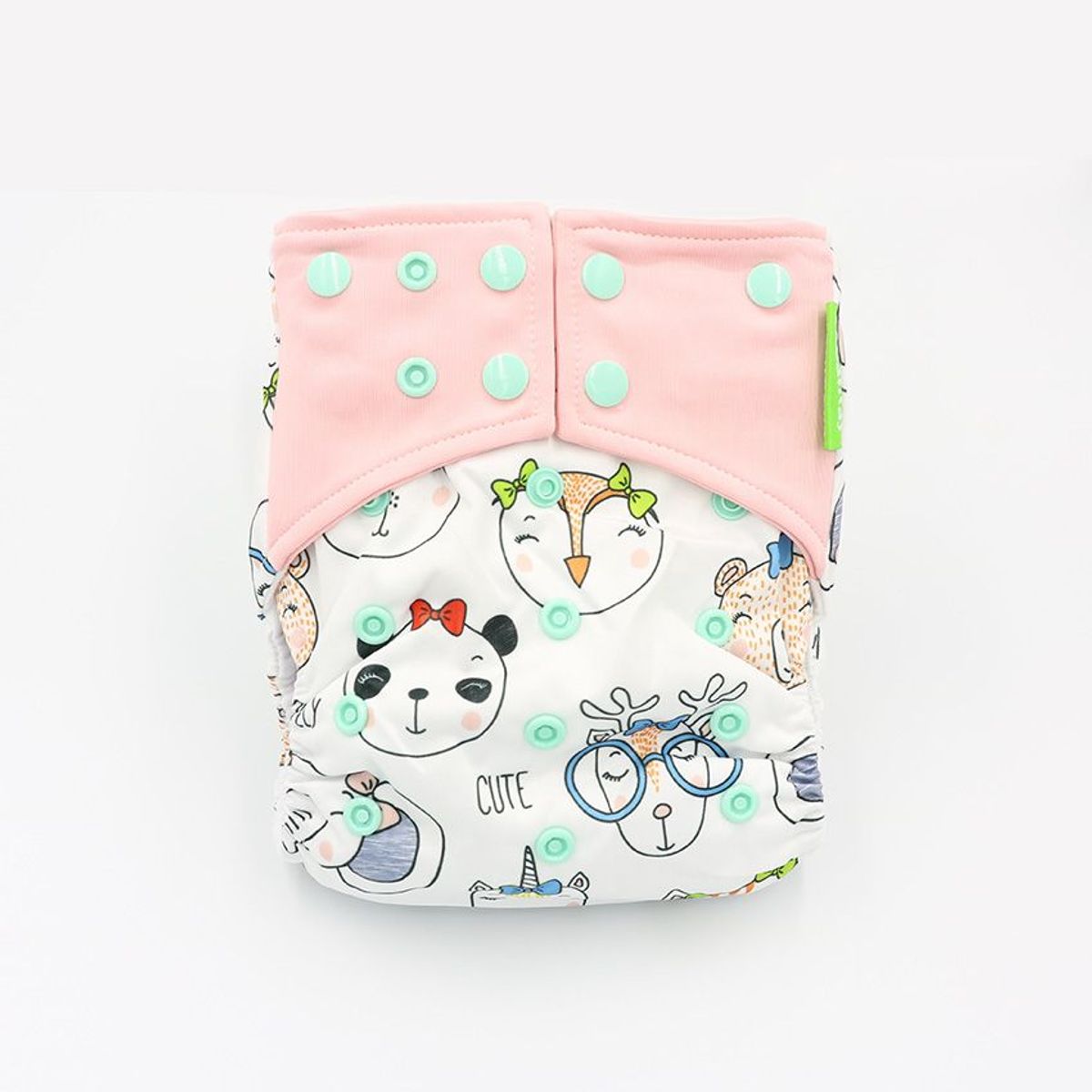 EKOALITAS - Pañal Ecológico Doble Barrera Unitalla Ekoalitas - Animales Cute