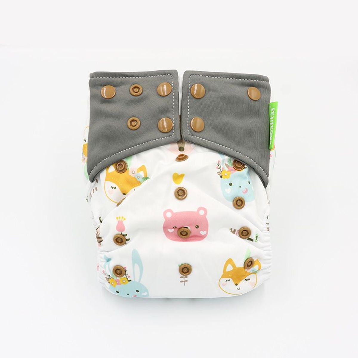 EKOALITAS - Pañal Ecológico Doble Barrera Unitalla Ekoalitas - Animales y Flor