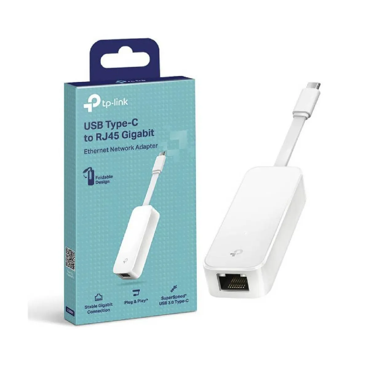 TP LINK - Adaptador de Red UE300C USB Type-C Ethernet