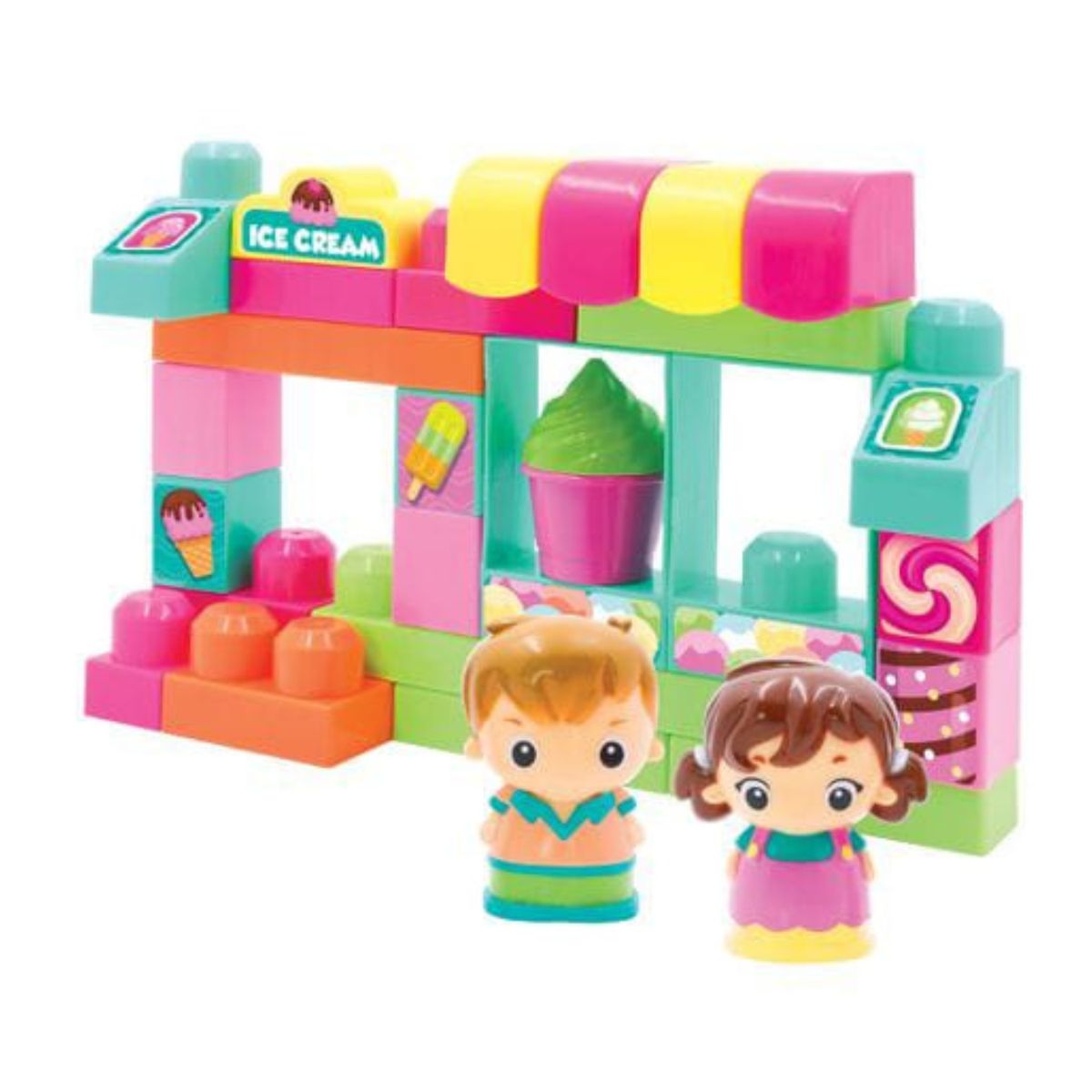 BUILD ME UP - Bloques de Construcción Tienda de helados 32 piezas