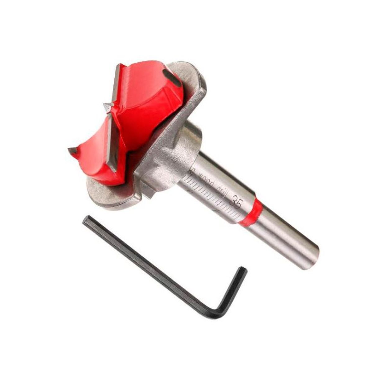 GENERICO - Broca Forstner 35mm con Tope - para Bisagra Cazoleta