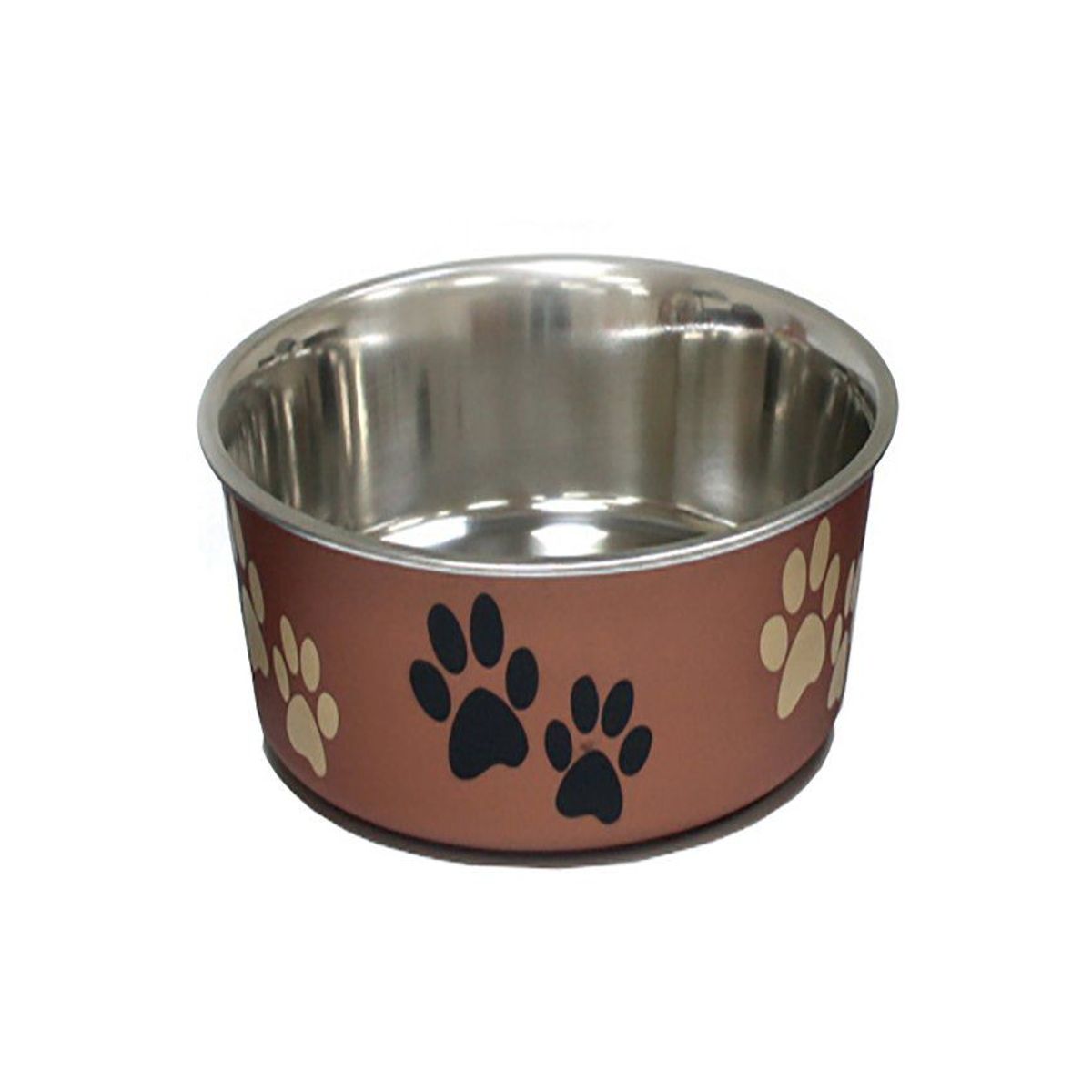 CROCI - Plato para Perros o Gatos de acero Inoxidable 17 CM