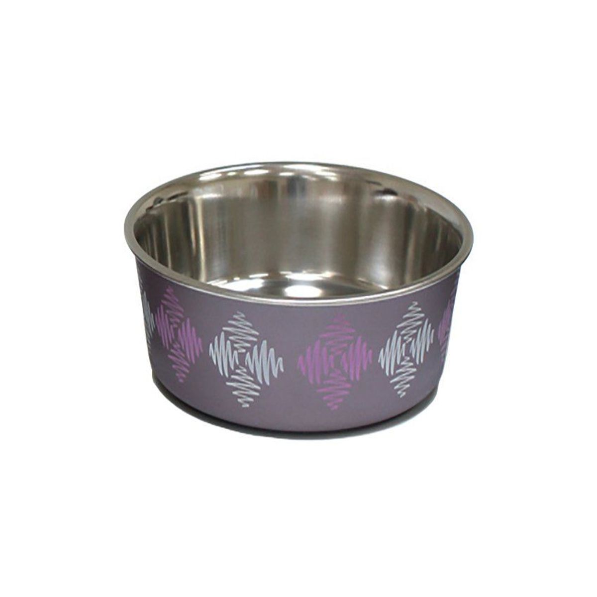 CROCI - Plato para Perros o Gatos de acero Inoxidable 17 CM