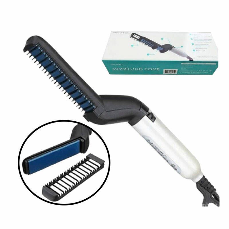 SM - Plancha Laceador De Cabello Barba Tipo Peine