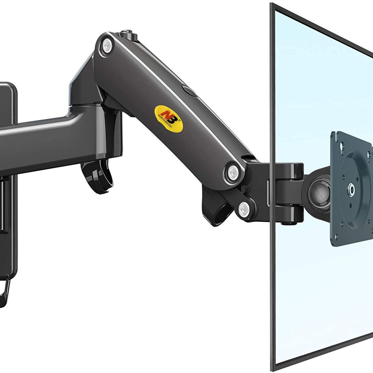 NB NORTH BAYOU - Rack Soporte Flexigas de Pared Para Monitores 17 a 35 NB F150