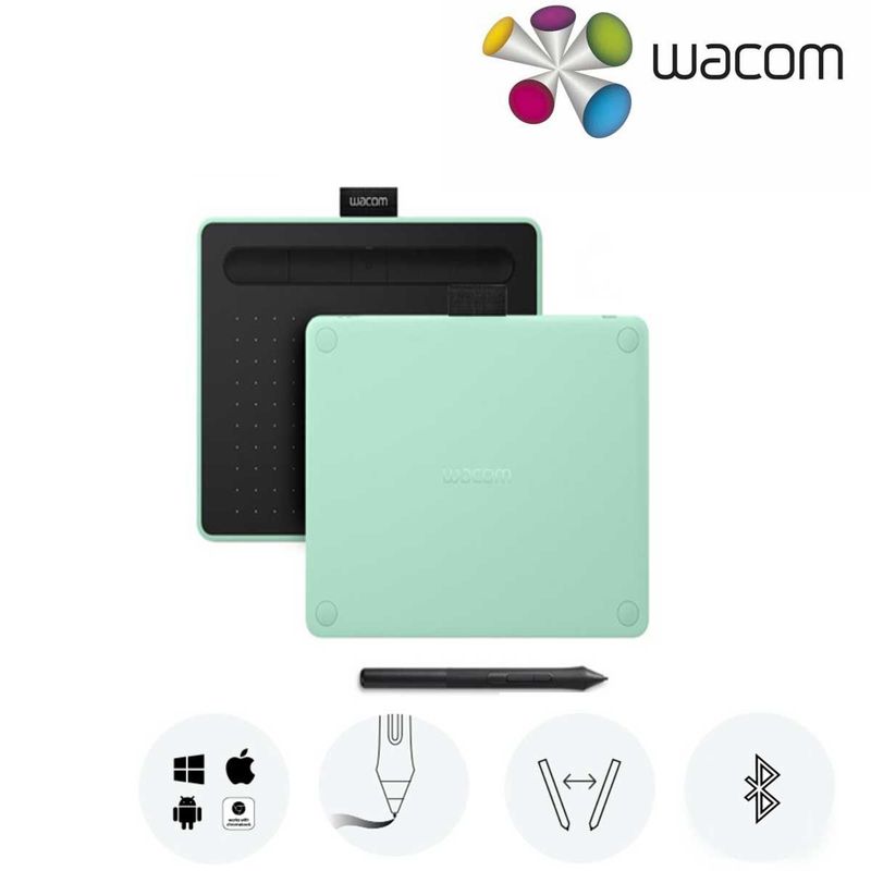 WACOM - Tableta Grafica Wacom Intuos S Bluetooth CTL4100WLE0 Green