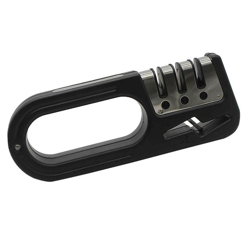 SM - Afilador para cuchillos tijeras machete con mango ergonómico