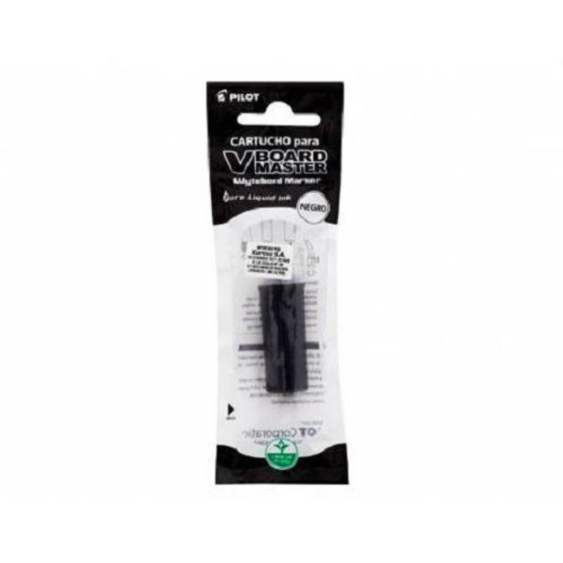 PILOT - cartucho  tinta Pilot para rotulador de pizarra negro