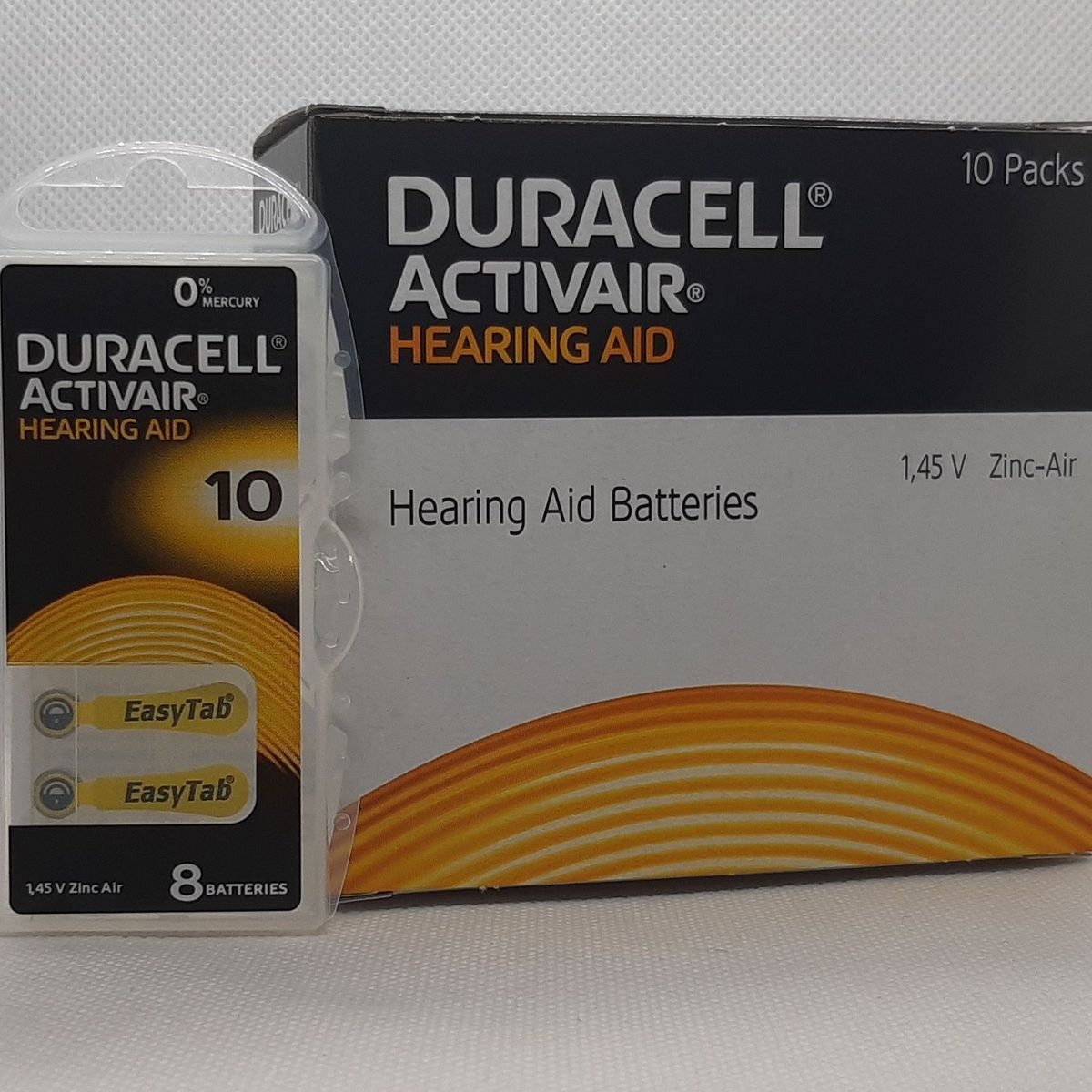 DURACELL - CAJA DE 80 PILAS PARA AUDIFONOS MEDICADOS DURACELL 10
