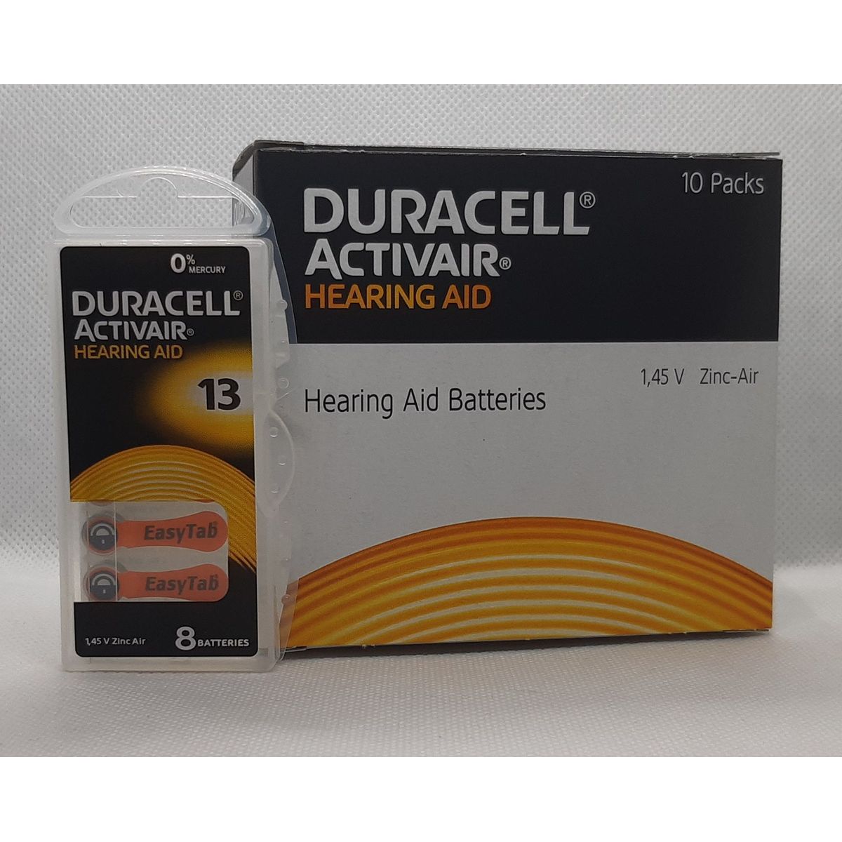 DURACELL - CAJA DE 80 PILAS PARA AUDIFONOS MEDICADOS DURACELL 13