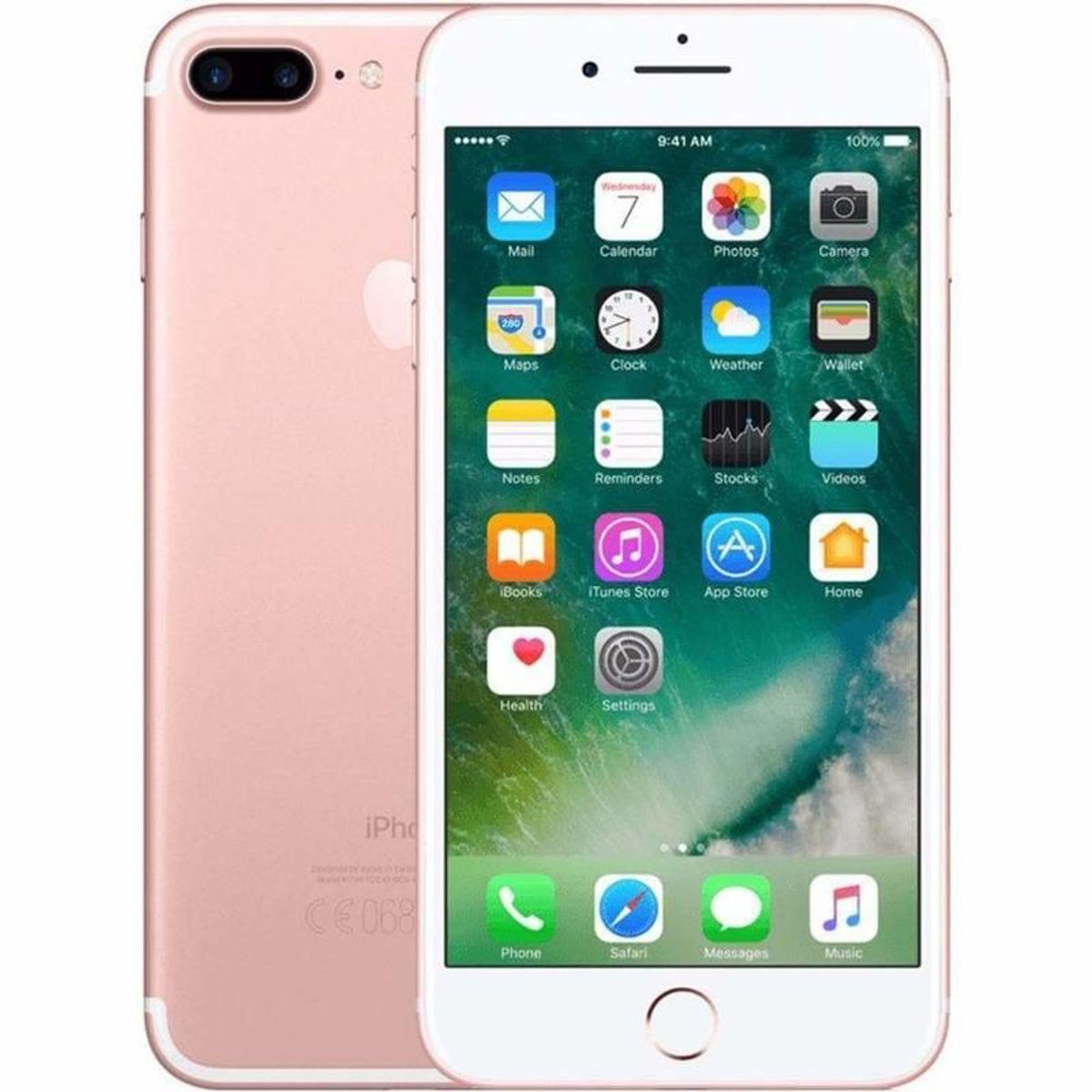 APPLE - iPhone 7 Plus 128gb Oro Rosa - Entrega Inmediata - Reacondicionado.
