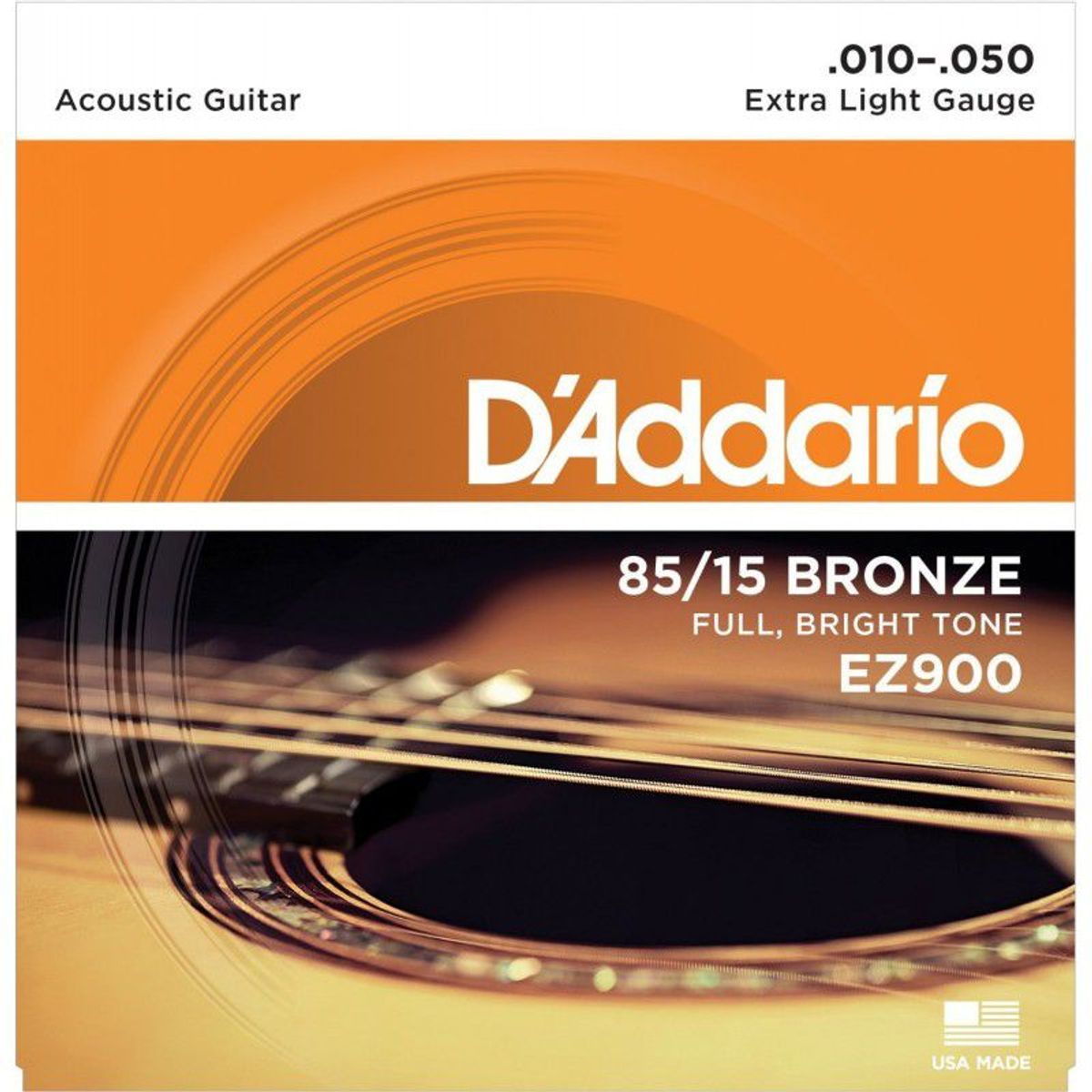 D ADDARIO - Set cuerdas para guitarra acústica Daddario EZ900