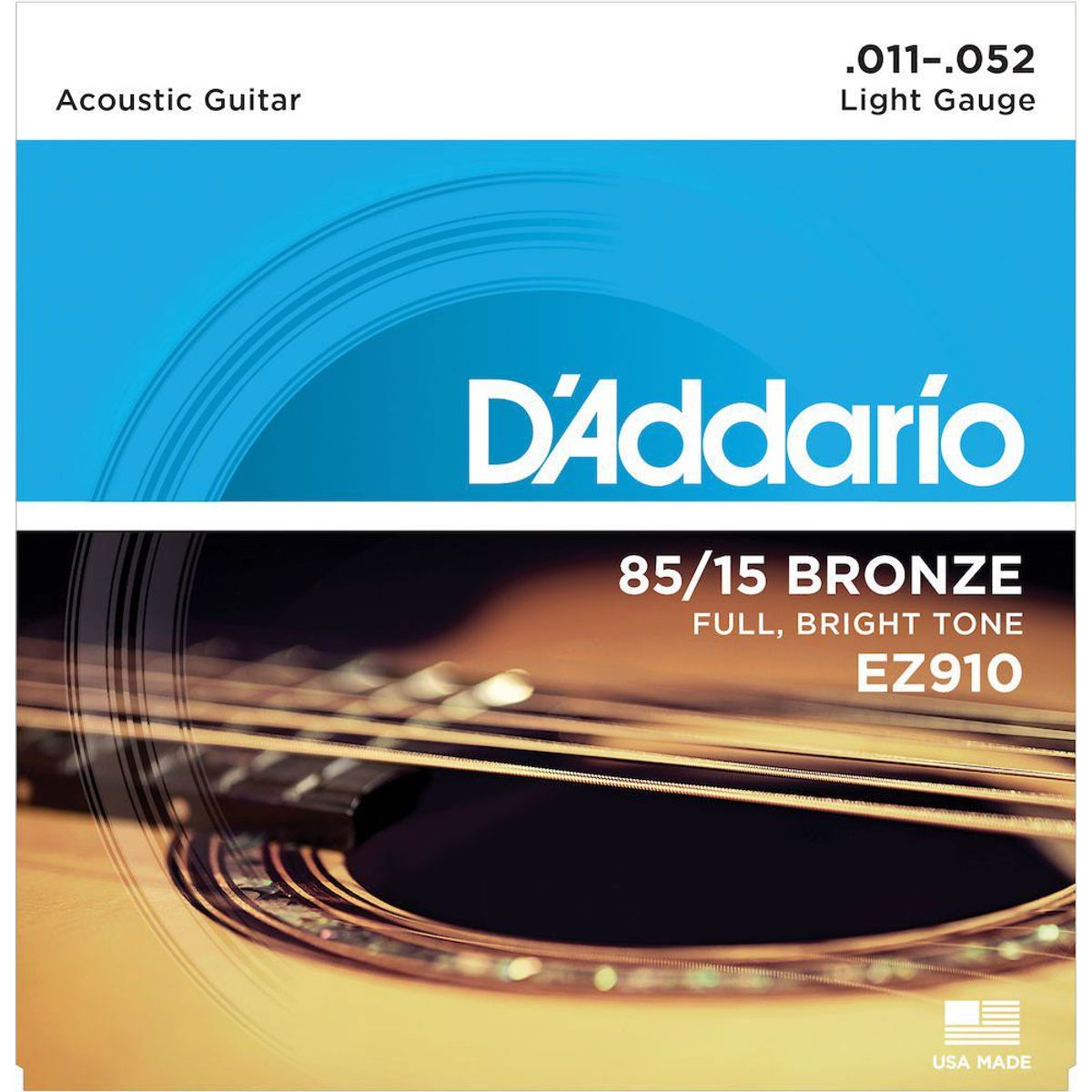 D ADDARIO - Set cuerdas para guitarra acústica Daddario EZ910