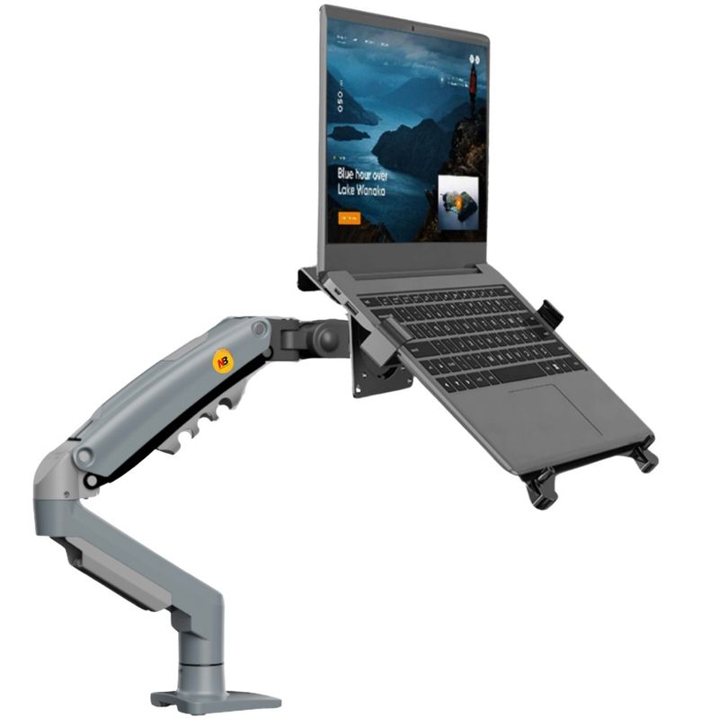 NB NORTH BAYOU - Soporte Brazo Hidráulico Ergonómico Para Laptop North Bayou